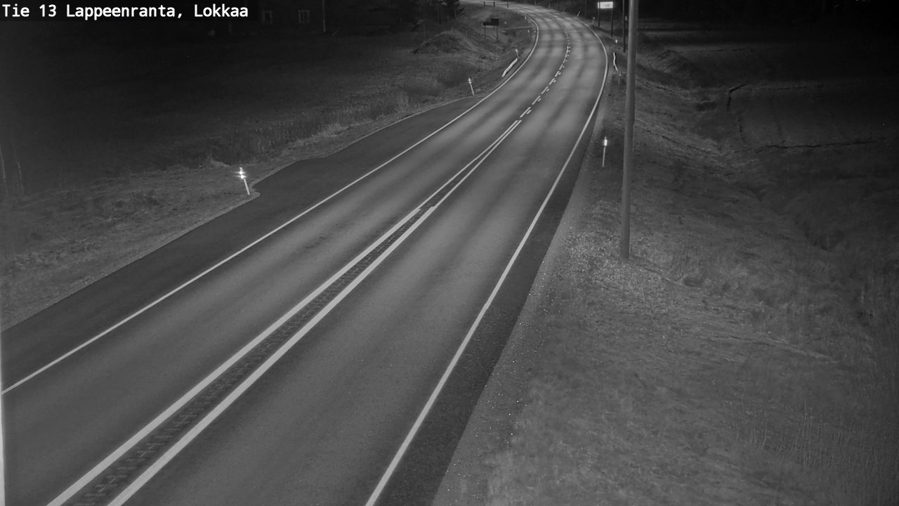 Weather Camera Image Väg 13 Lokkaa rakan, Lappeenranta, Etelä-Karjala