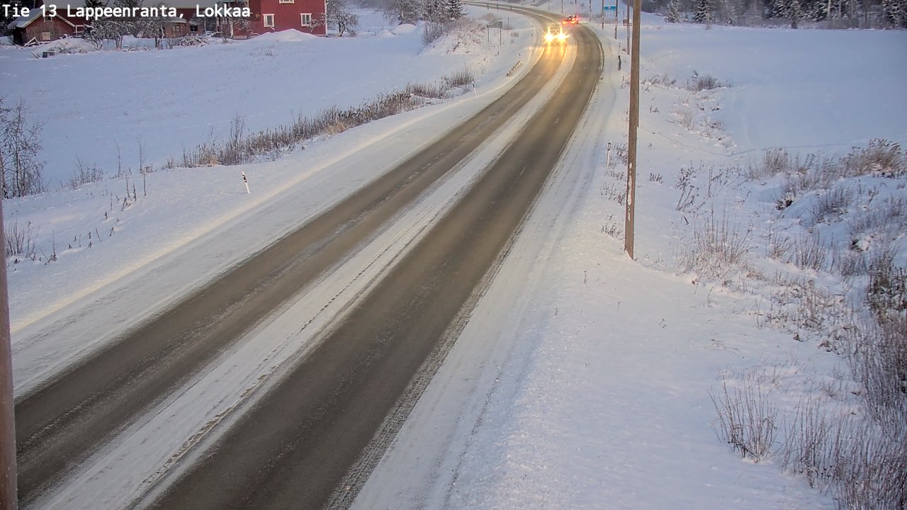 Kelikamerat Kuva Tie 13 Lokkaan suora, Lappeenranta, Etelä-Karjala