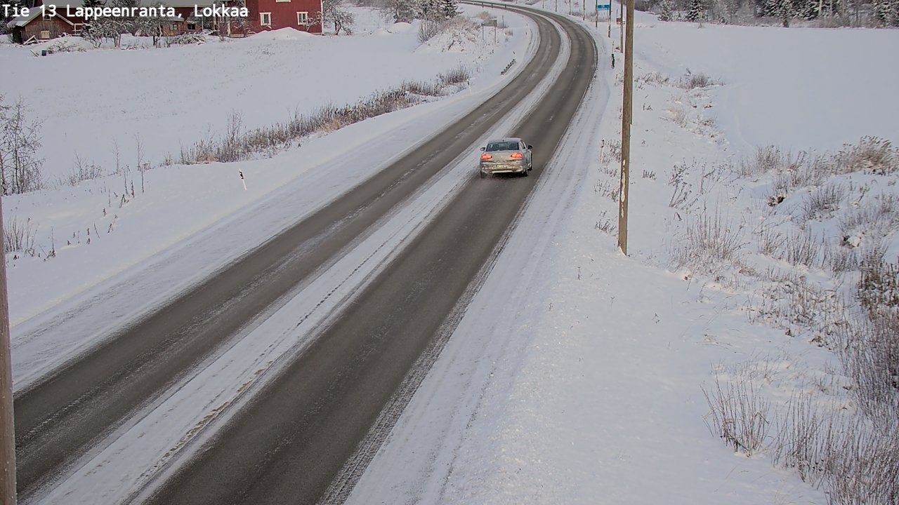 Kelikamerat Kuva Tie 13 Lokkaan suora, Lappeenranta, Etelä-Karjala