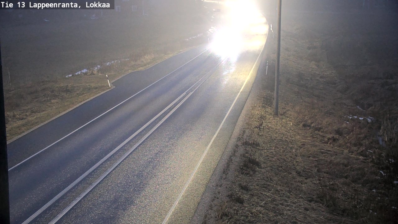 Kelikamerat Kuva Tie 13 Lokkaan suora, Lappeenranta, Etelä-Karjala