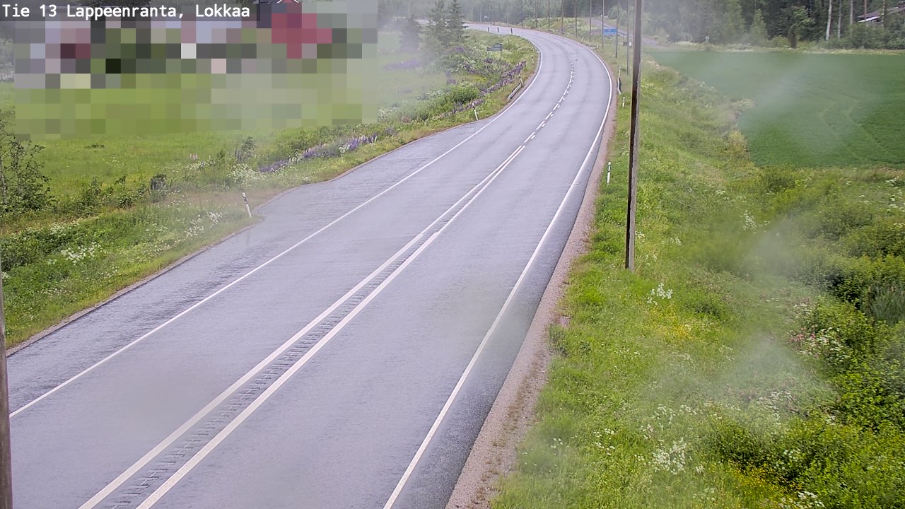 Kelikamerat Kuva Tie 13 Lokkaan suora, Lappeenranta, Etelä-Karjala