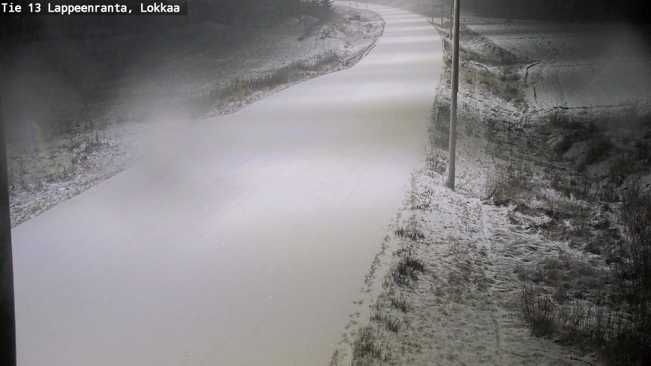 Kelikamerat Kuva Tie 13 Lokkaan suora, Lappeenranta, Etelä-Karjala