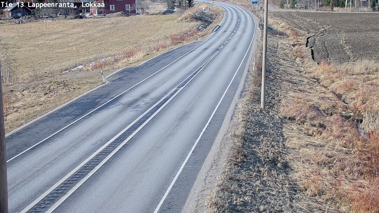 Kelikamerat Kuva Tie 13 Lokkaan suora, Lappeenranta, Etelä-Karjala
