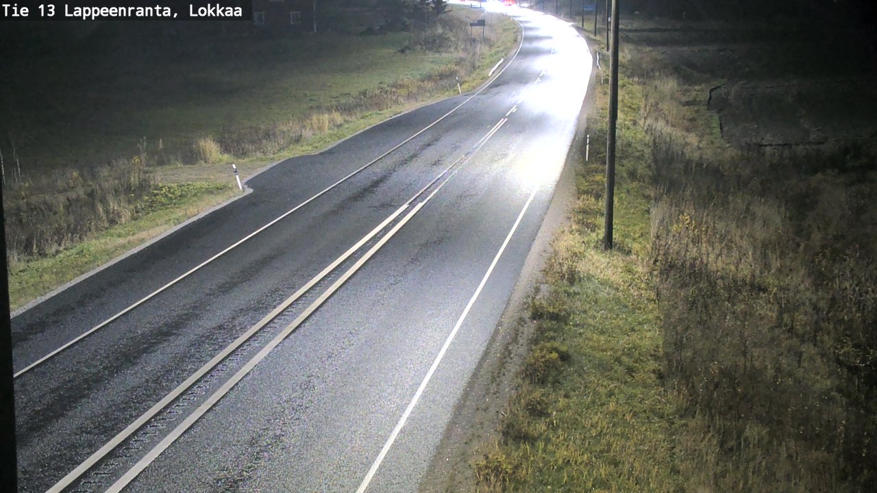 Kelikamerat Kuva Tie 13 Lokkaan suora, Lappeenranta, Etelä-Karjala