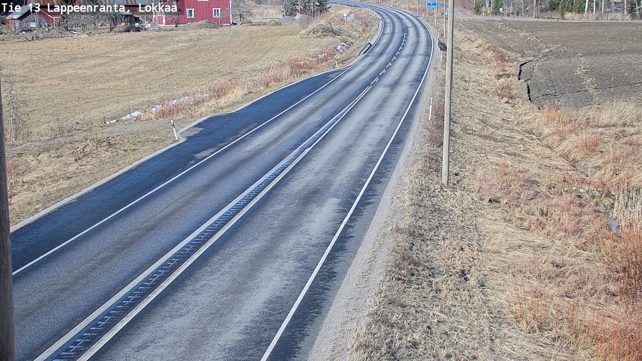 Kelikamerat Kuva Tie 13 Lokkaan suora, Lappeenranta, Etelä-Karjala