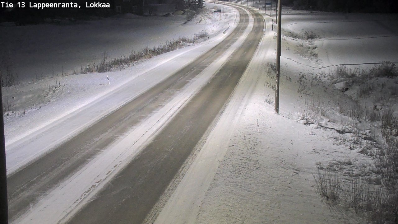 Kelikamerat Kuva Tie 13 Lokkaan suora, Lappeenranta, Etelä-Karjala