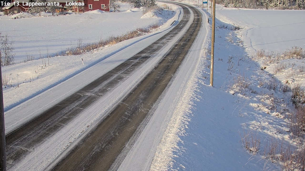 Kelikamerat Kuva Tie 13 Lokkaan suora, Lappeenranta, Etelä-Karjala