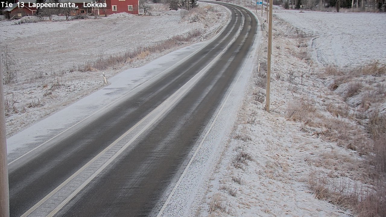 Kelikamerat Kuva Tie 13 Lokkaan suora, Lappeenranta, Etelä-Karjala