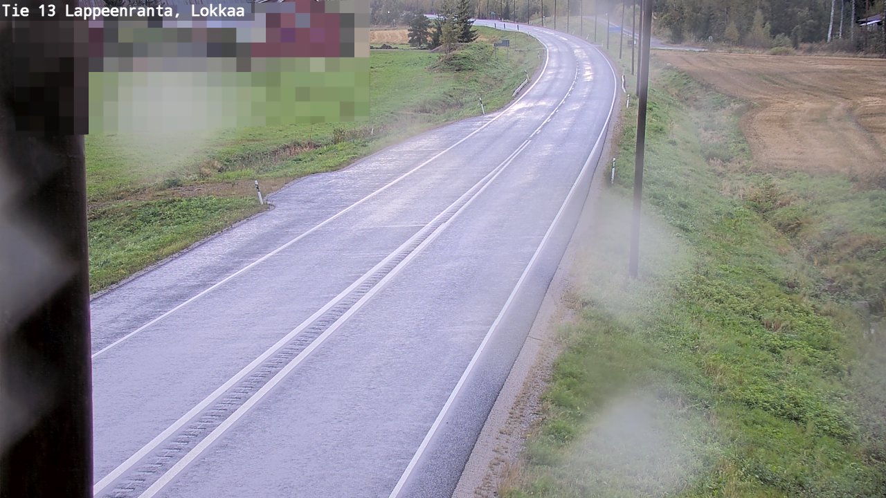 Kelikamerat Kuva Tie 13 Lokkaan suora, Lappeenranta, Etelä-Karjala