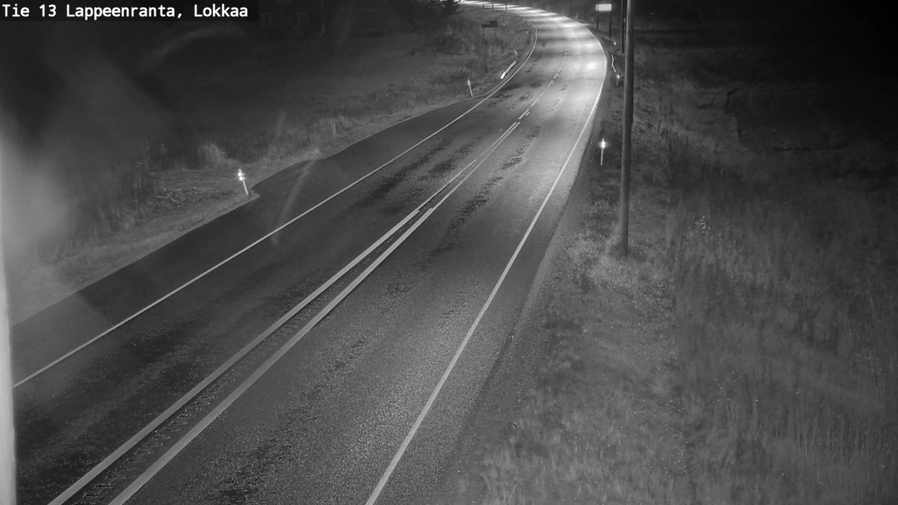 Weather Camera Image Väg 13 Lokkaa rakan, Lappeenranta, Etelä-Karjala