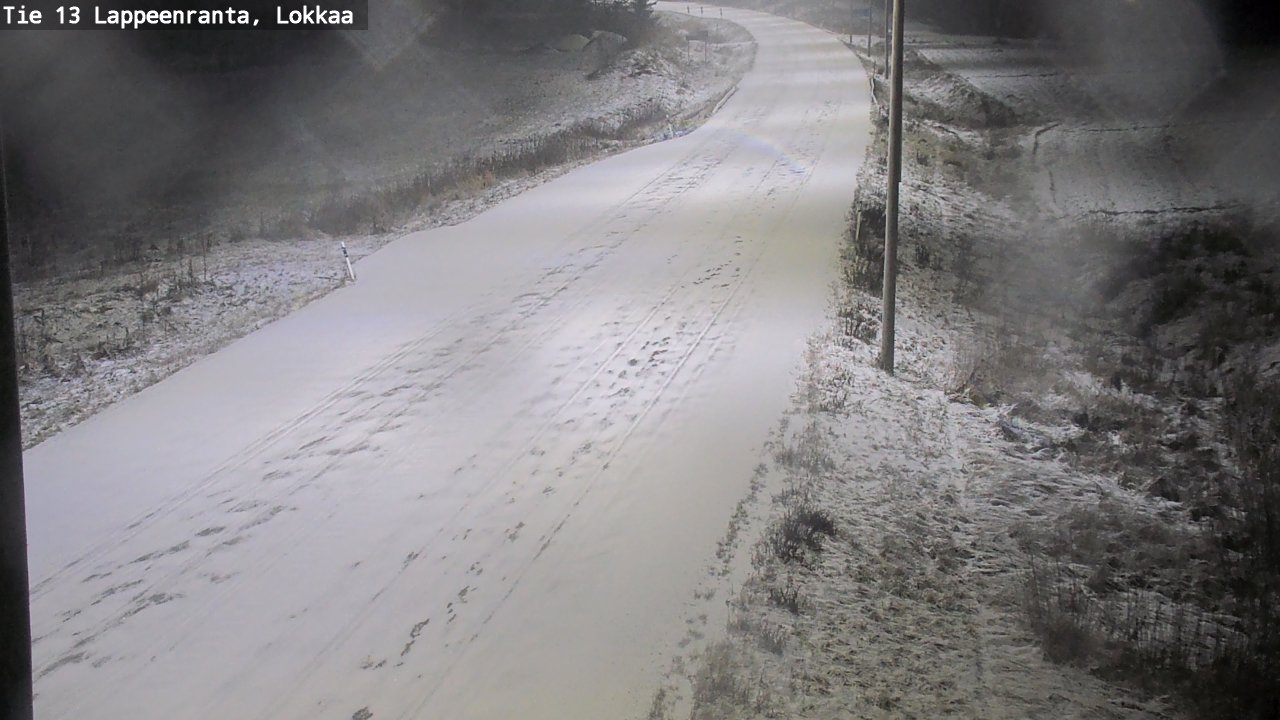 Kelikamerat Kuva Tie 13 Lokkaan suora, Lappeenranta, Etelä-Karjala