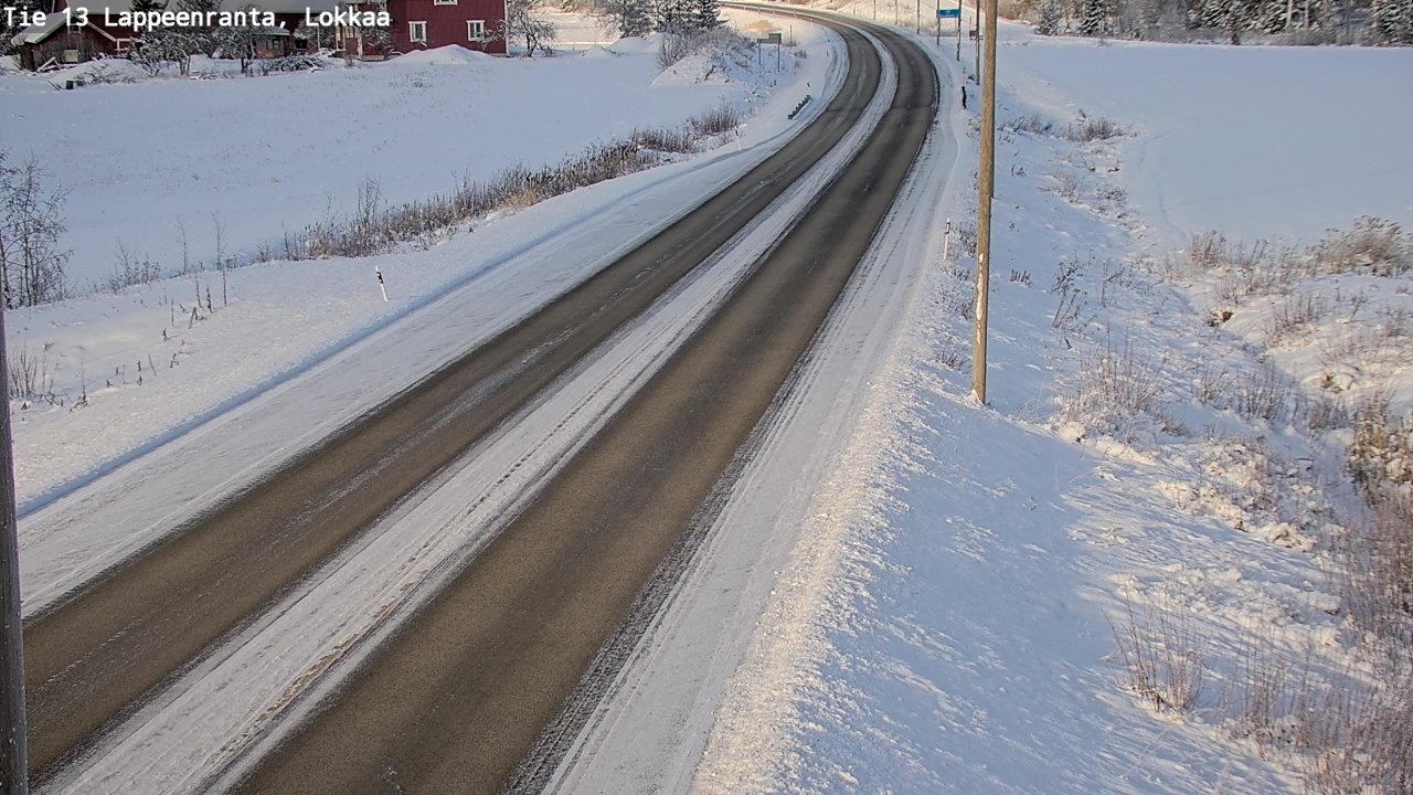 Kelikamerat Kuva Tie 13 Lokkaan suora, Lappeenranta, Etelä-Karjala