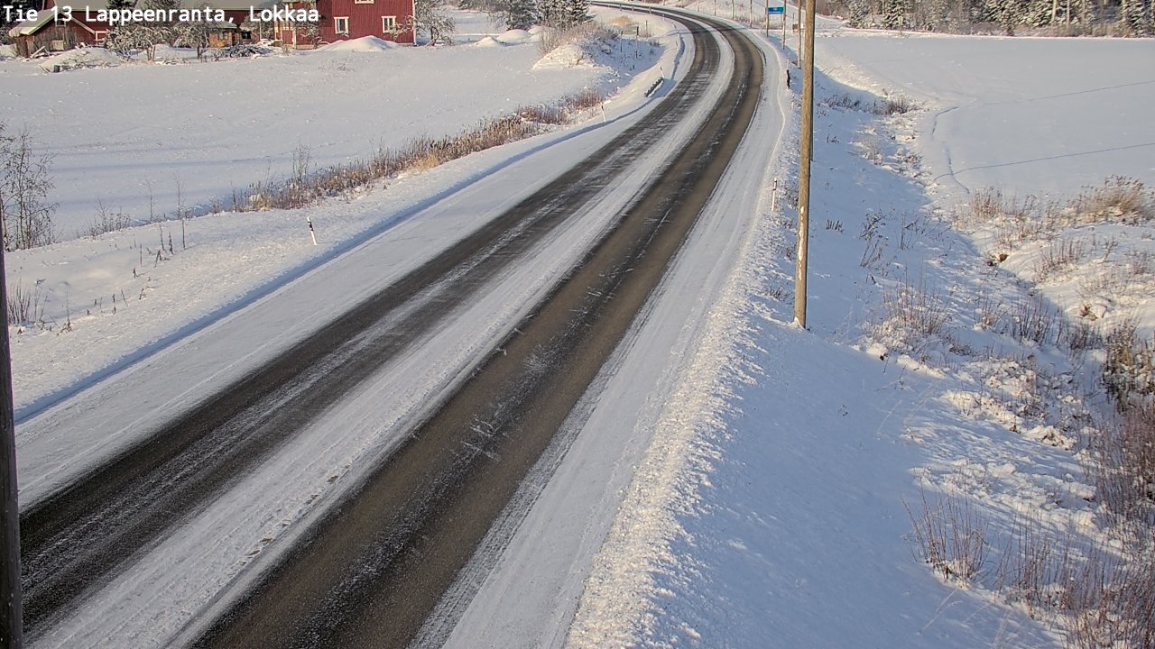Kelikamerat Kuva Tie 13 Lokkaan suora, Lappeenranta, Etelä-Karjala