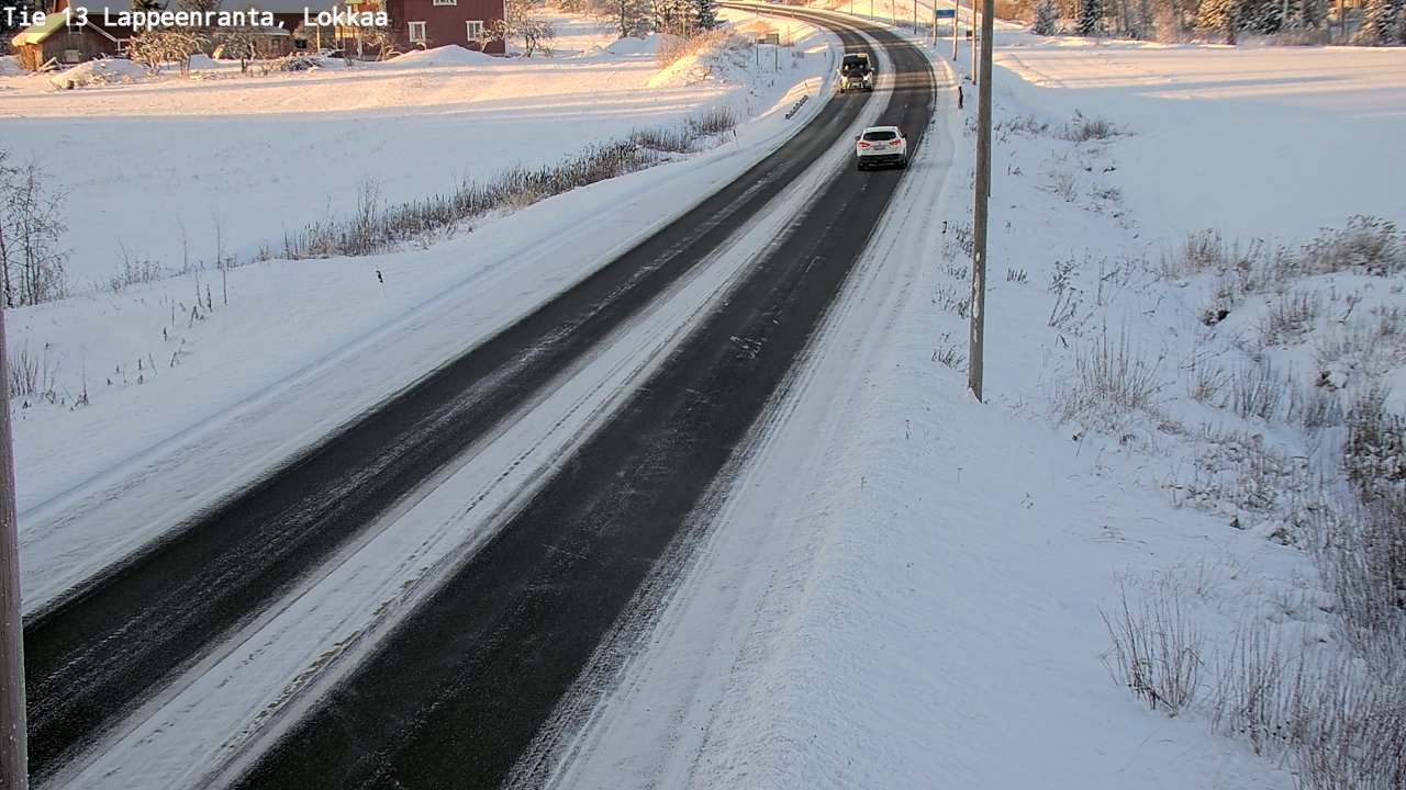 Kelikamerat Kuva Tie 13 Lokkaan suora, Lappeenranta, Etelä-Karjala