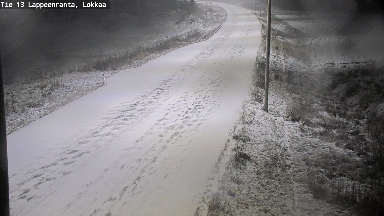 Kelikamerat Kuva Tie 13 Lokkaan suora, Lappeenranta, Etelä-Karjala