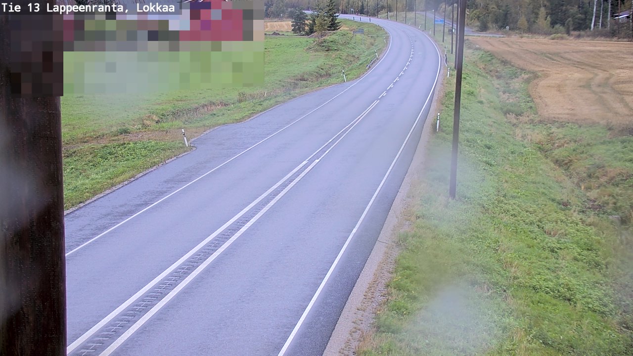 Kelikamerat Kuva Tie 13 Lokkaan suora, Lappeenranta, Etelä-Karjala