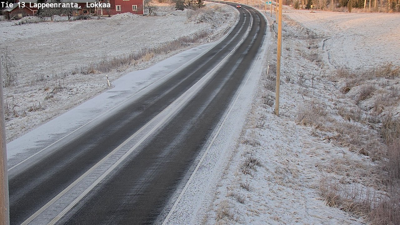 Kelikamerat Kuva Tie 13 Lokkaan suora, Lappeenranta, Etelä-Karjala