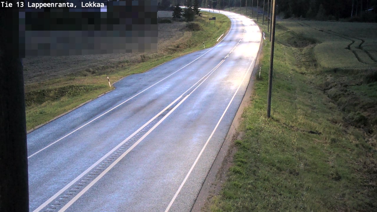 Kelikamerat Kuva Tie 13 Lokkaan suora, Lappeenranta, Etelä-Karjala