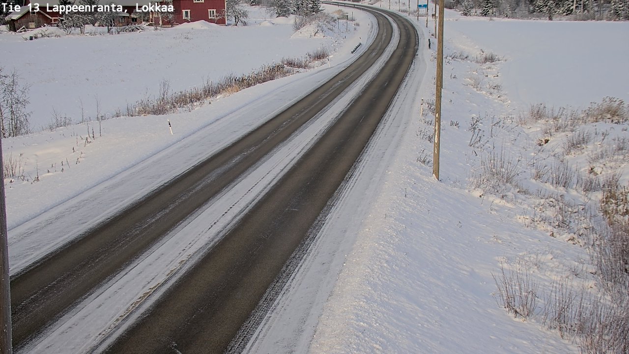 Kelikamerat Kuva Tie 13 Lokkaan suora, Lappeenranta, Etelä-Karjala