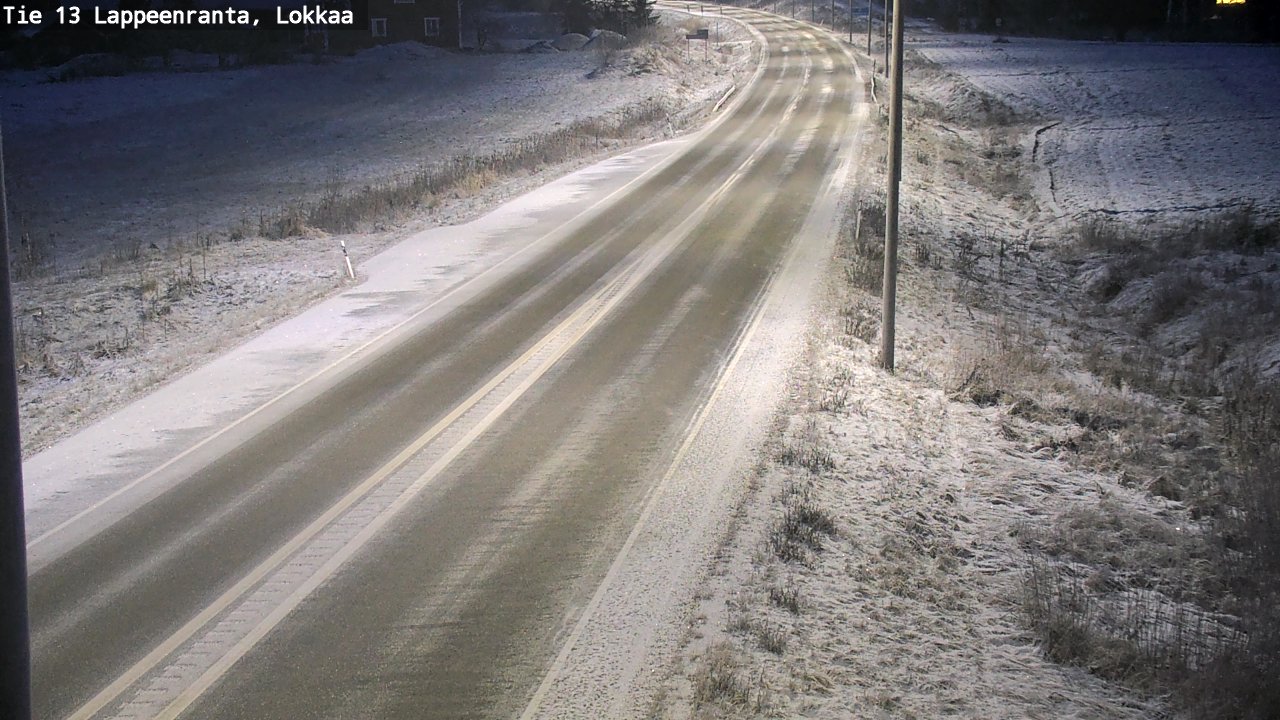 Kelikamerat Kuva Tie 13 Lokkaan suora, Lappeenranta, Etelä-Karjala