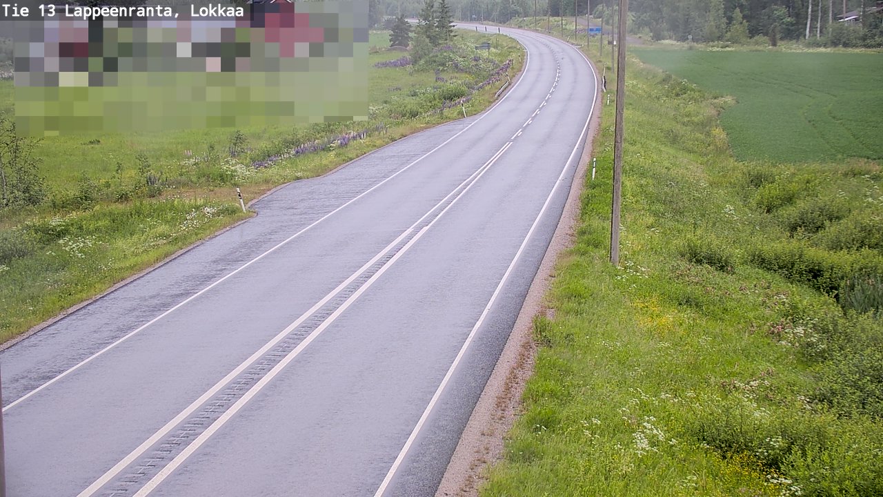 Kelikamerat Kuva Tie 13 Lokkaan suora, Lappeenranta, Etelä-Karjala