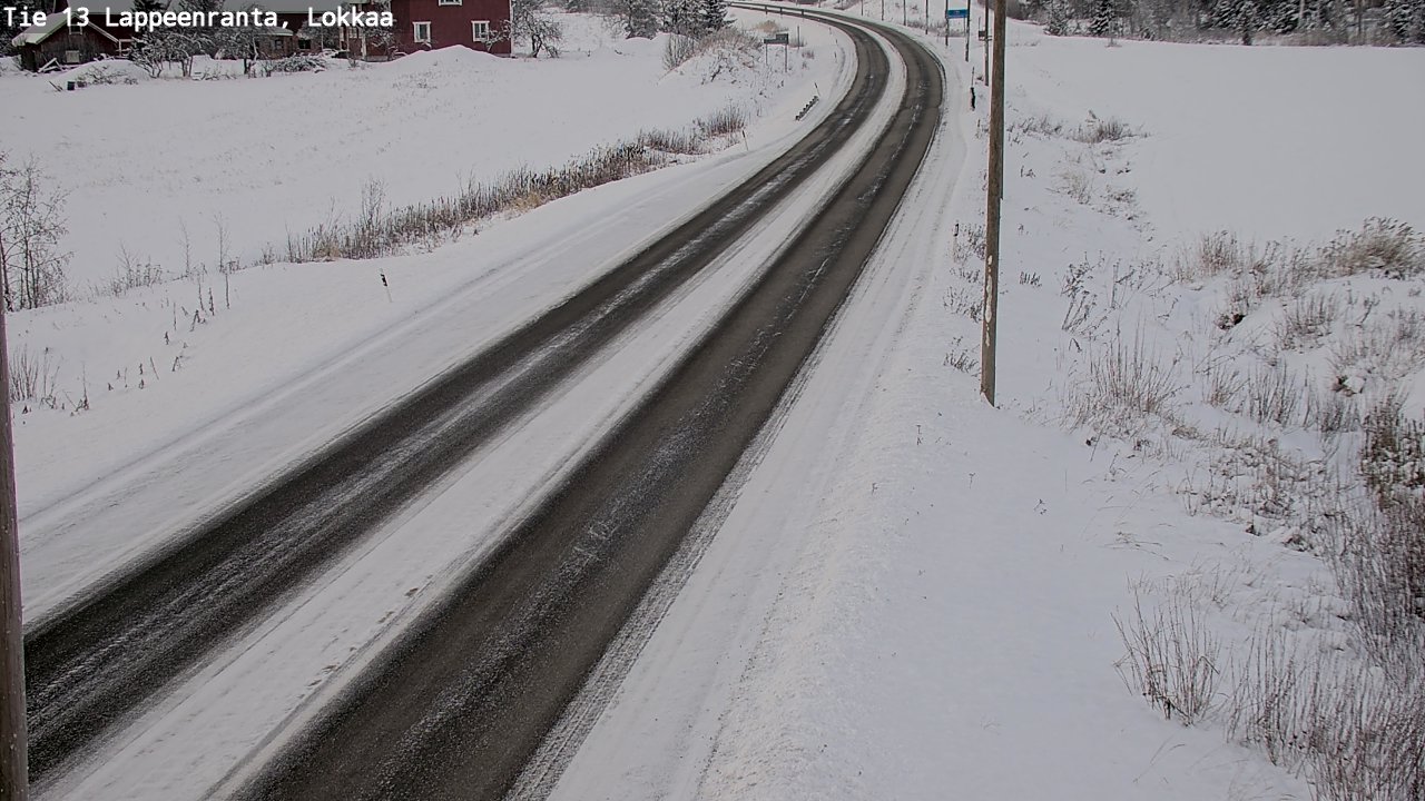 Kelikamerat Kuva Tie 13 Lokkaan suora, Lappeenranta, Etelä-Karjala
