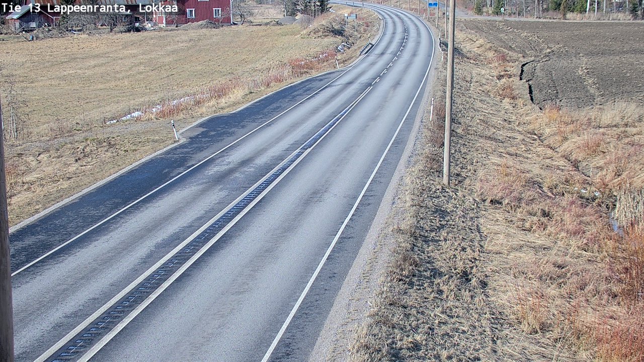 Kelikamerat Kuva Tie 13 Lokkaan suora, Lappeenranta, Etelä-Karjala