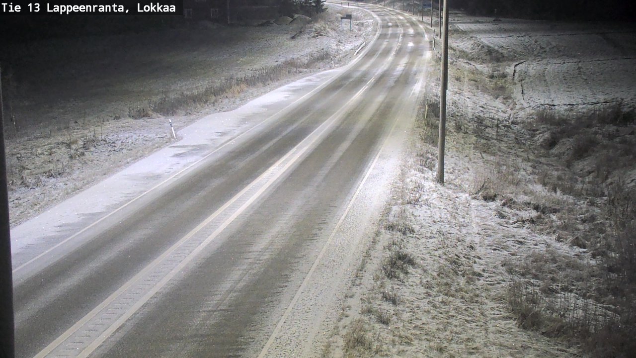 Kelikamerat Kuva Tie 13 Lokkaan suora, Lappeenranta, Etelä-Karjala
