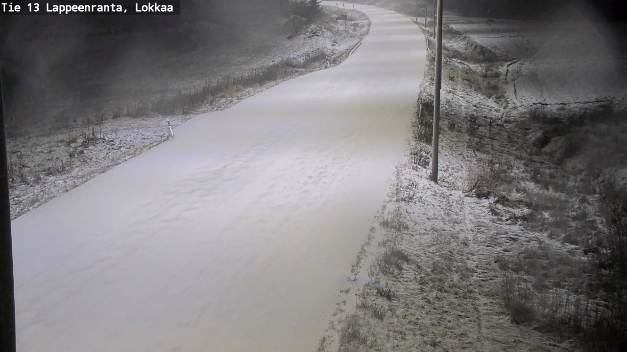 Kelikamerat Kuva Tie 13 Lokkaan suora, Lappeenranta, Etelä-Karjala