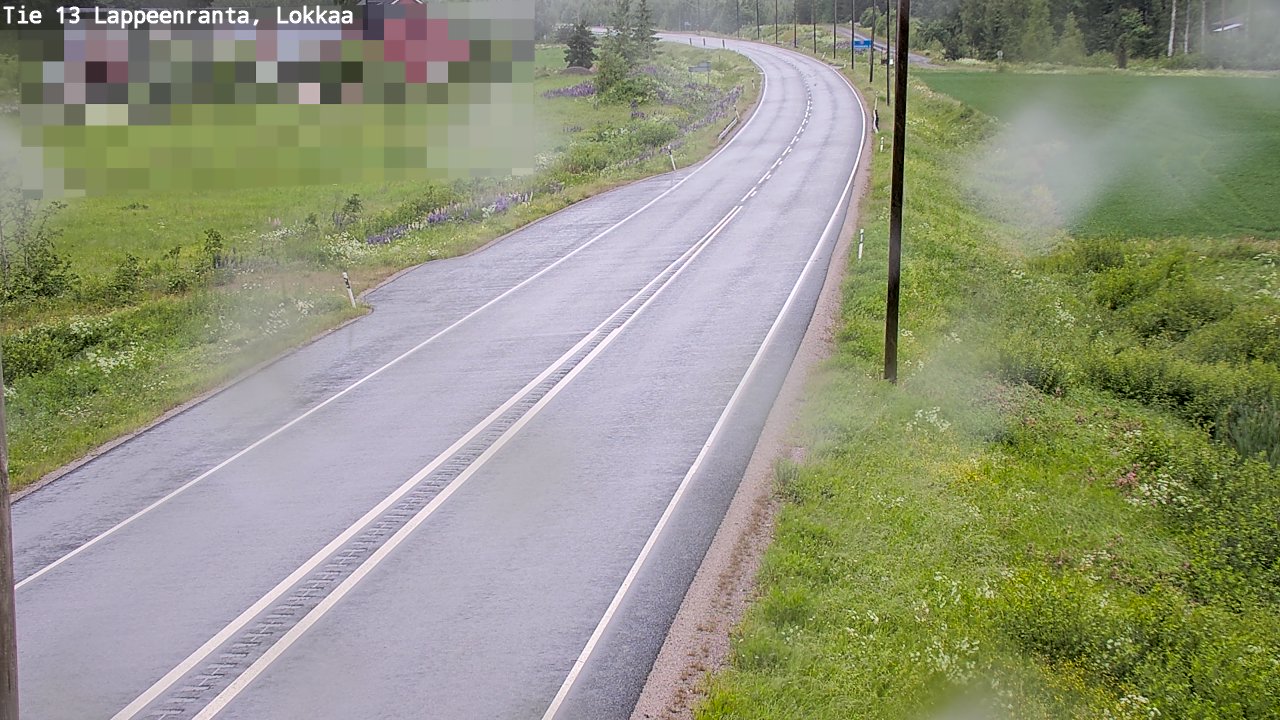 Kelikamerat Kuva Tie 13 Lokkaan suora, Lappeenranta, Etelä-Karjala