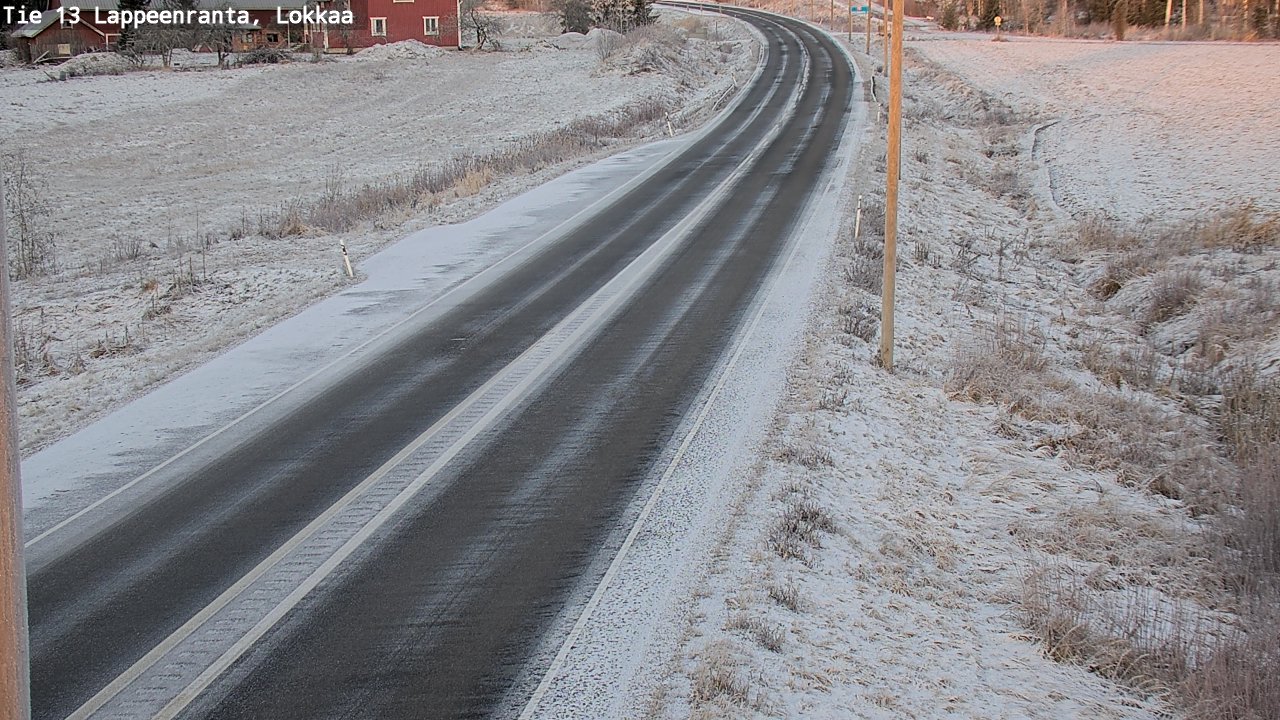 Kelikamerat Kuva Tie 13 Lokkaan suora, Lappeenranta, Etelä-Karjala