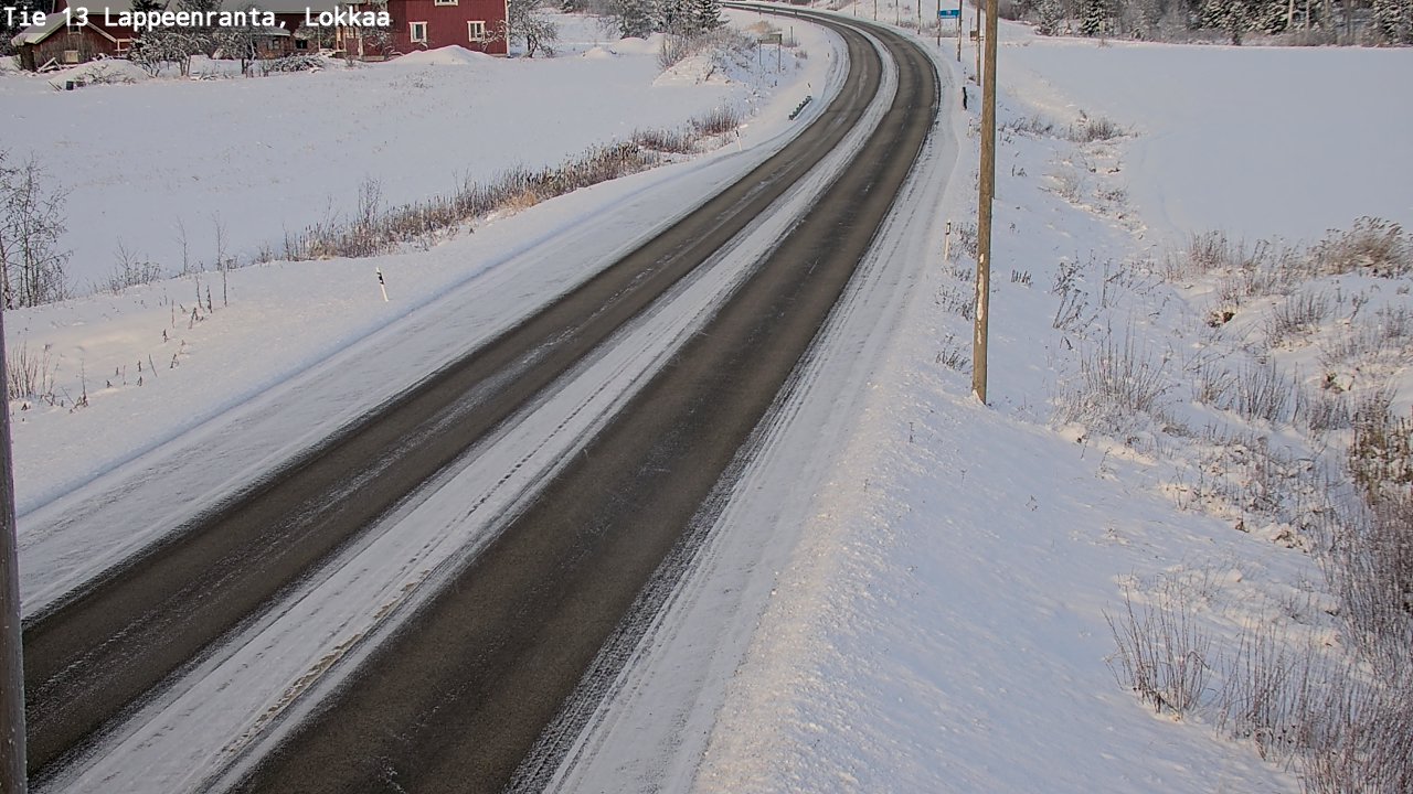 Kelikamerat Kuva Tie 13 Lokkaan suora, Lappeenranta, Etelä-Karjala