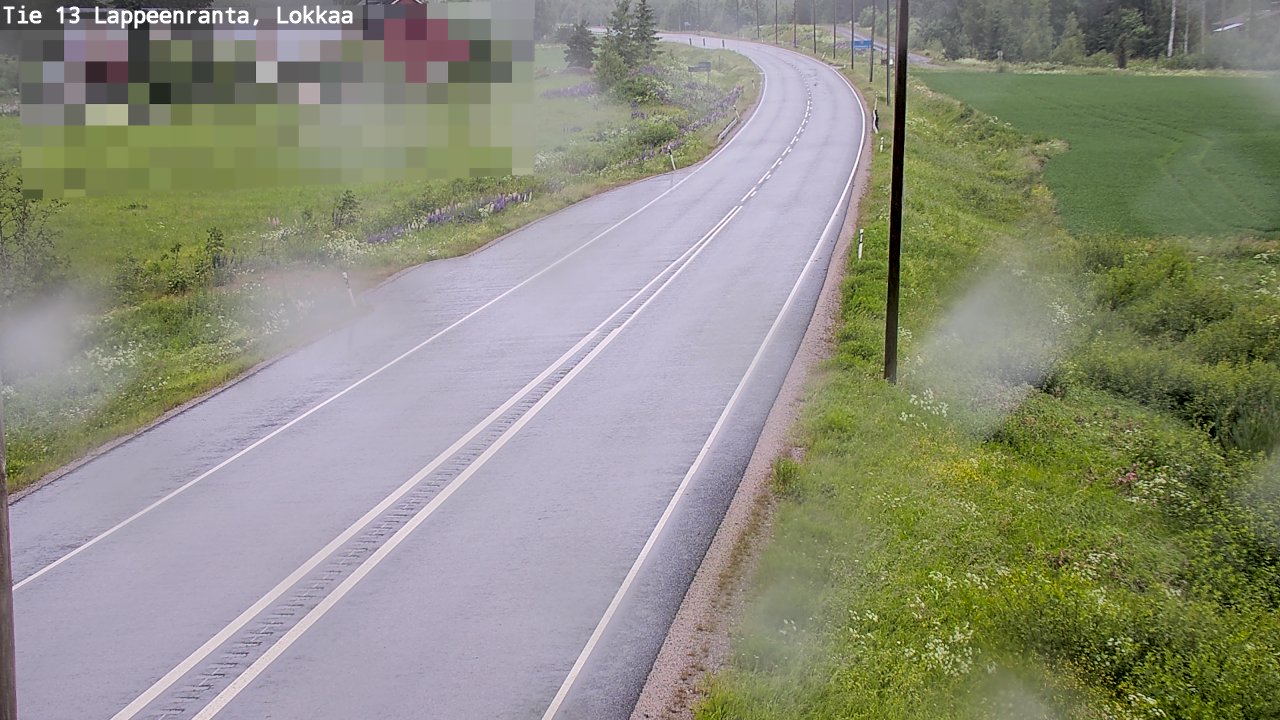Kelikamerat Kuva Tie 13 Lokkaan suora, Lappeenranta, Etelä-Karjala