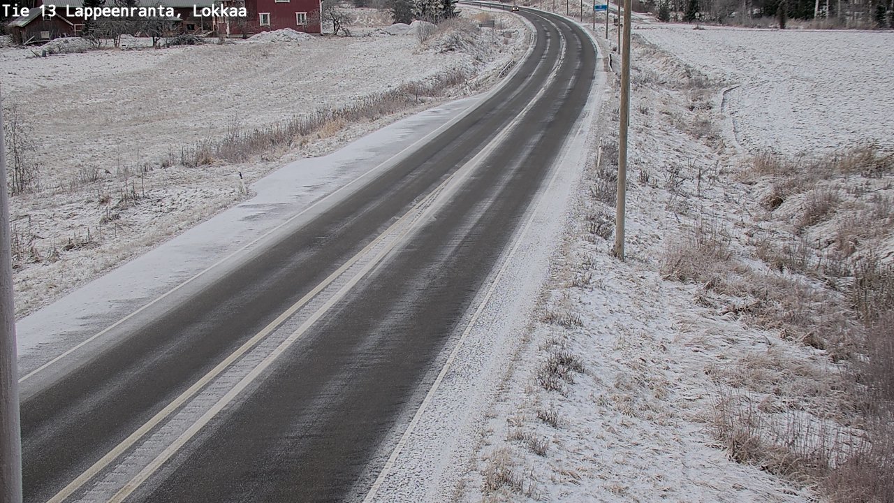 Kelikamerat Kuva Tie 13 Lokkaan suora, Lappeenranta, Etelä-Karjala