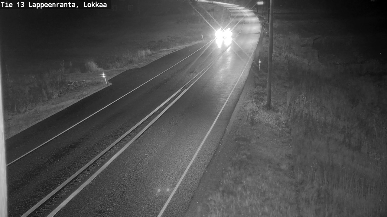 Weather Camera Image Väg 13 Lokkaa rakan, Lappeenranta, Etelä-Karjala