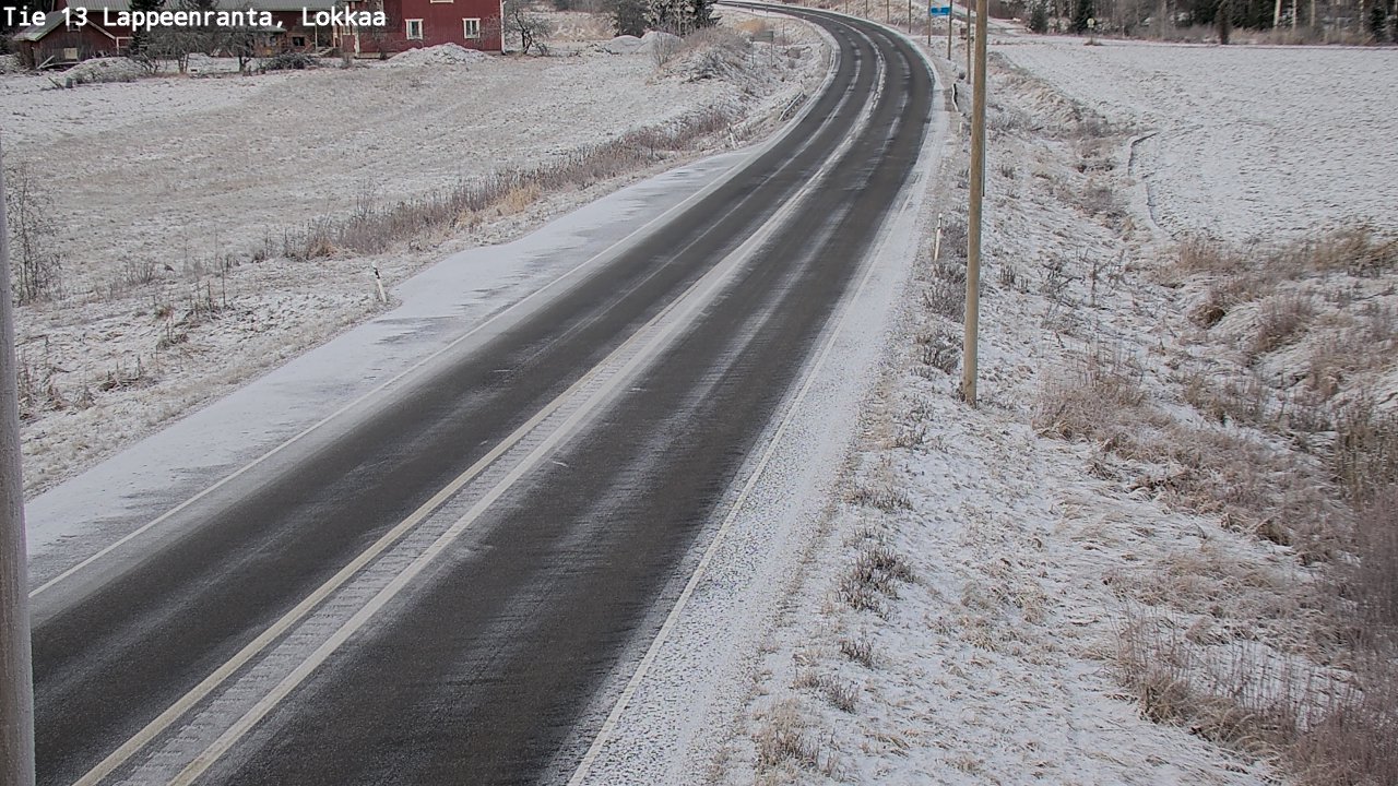 Kelikamerat Kuva Tie 13 Lokkaan suora, Lappeenranta, Etelä-Karjala