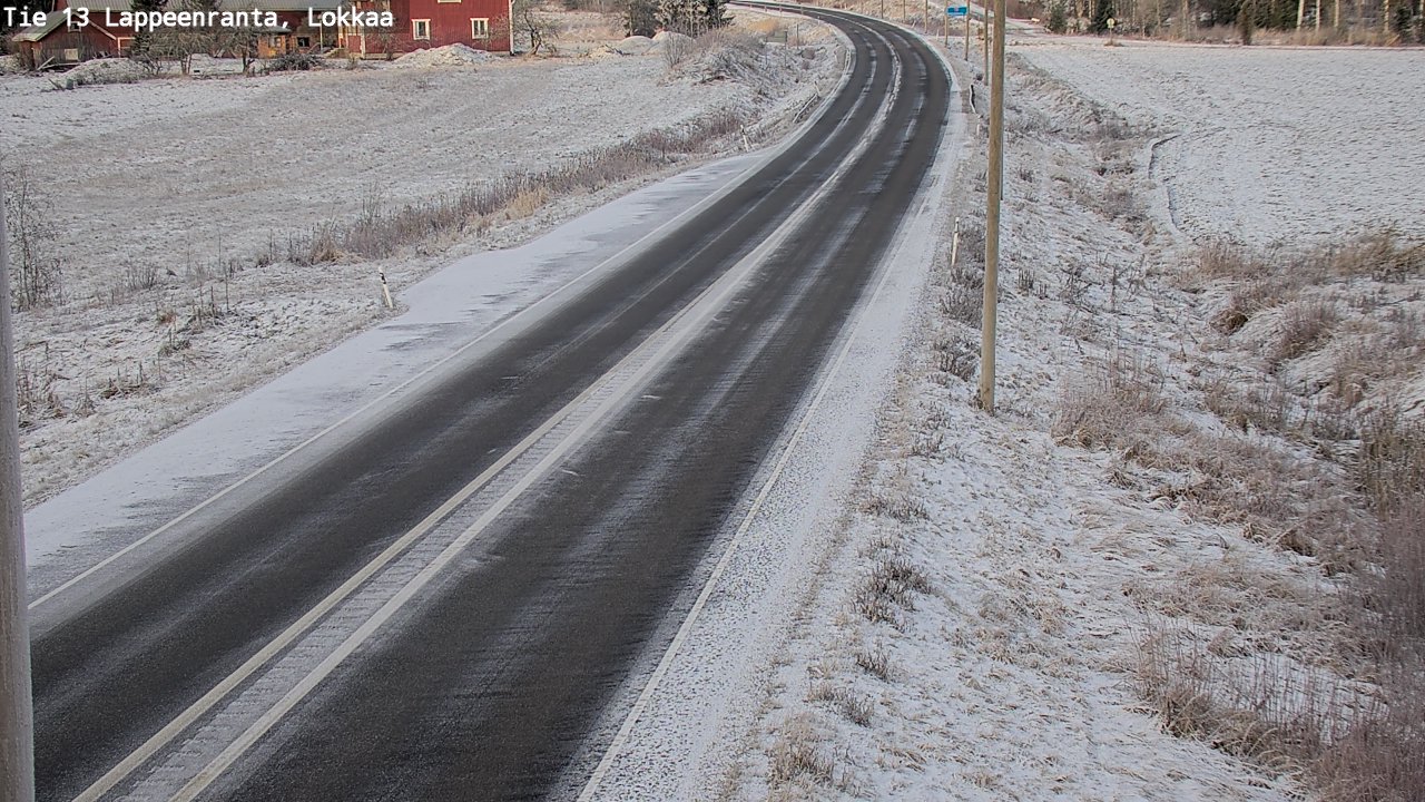 Kelikamerat Kuva Tie 13 Lokkaan suora, Lappeenranta, Etelä-Karjala