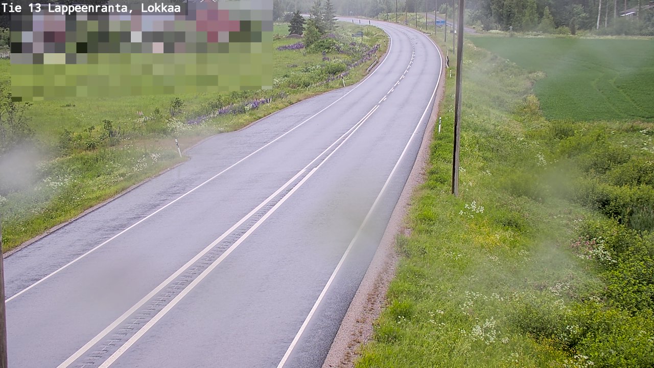 Kelikamerat Kuva Tie 13 Lokkaan suora, Lappeenranta, Etelä-Karjala