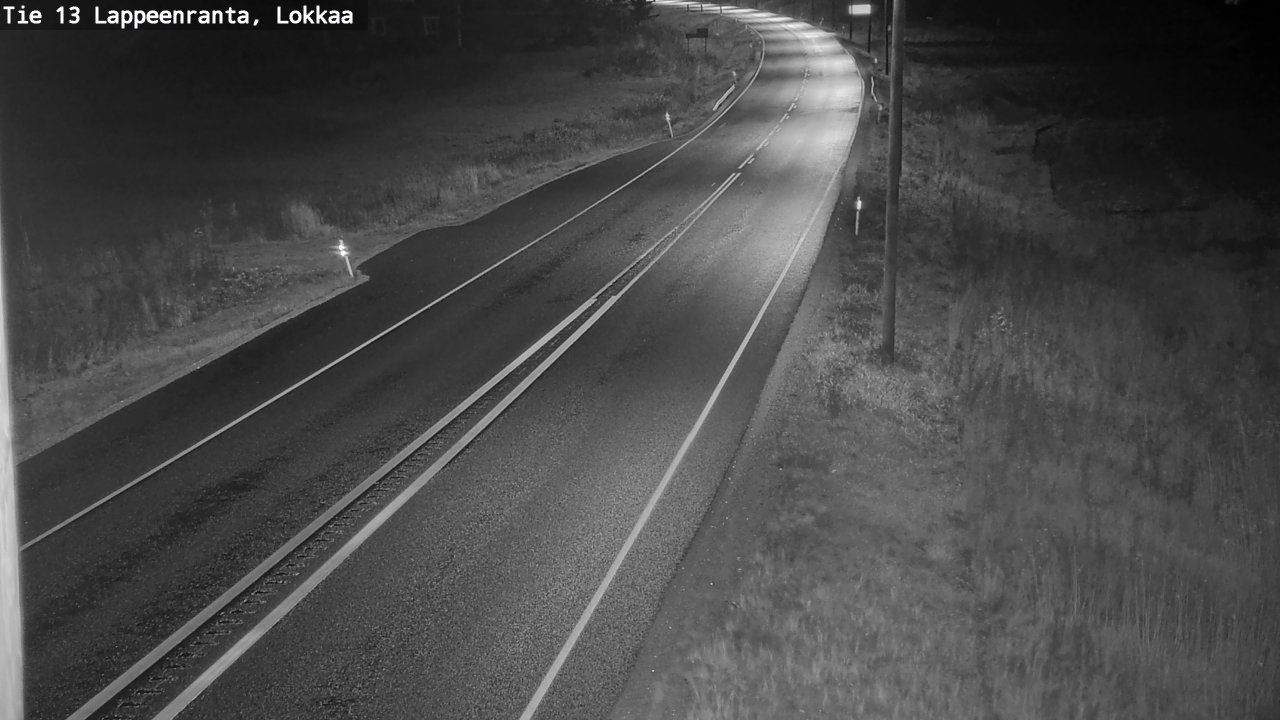 Weather Camera Image Väg 13 Lokkaa rakan, Lappeenranta, Etelä-Karjala
