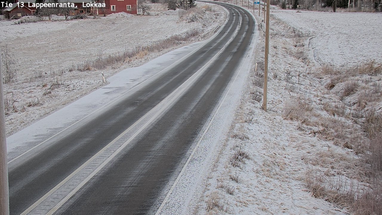 Kelikamerat Kuva Tie 13 Lokkaan suora, Lappeenranta, Etelä-Karjala
