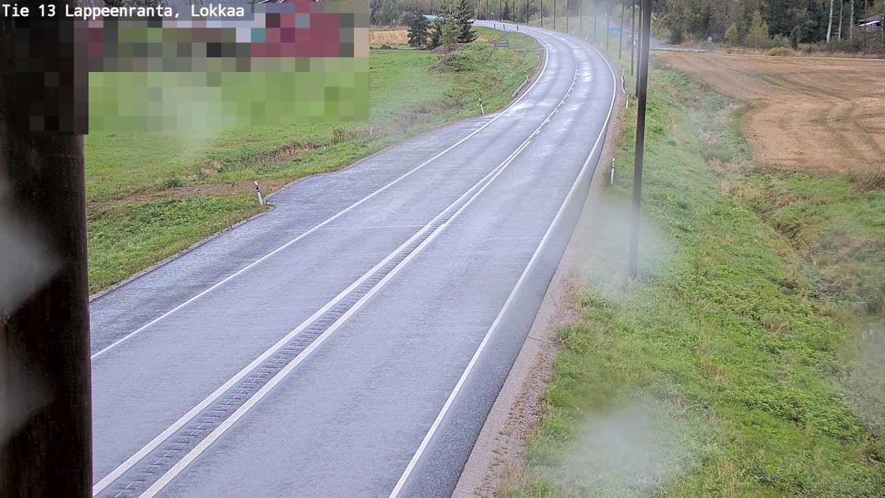 Kelikamerat Kuva Tie 13 Lokkaan suora, Lappeenranta, Etelä-Karjala