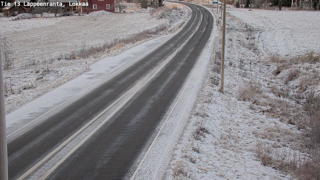 Kelikamerat Kuva Tie 13 Lokkaan suora, Lappeenranta, Etelä-Karjala