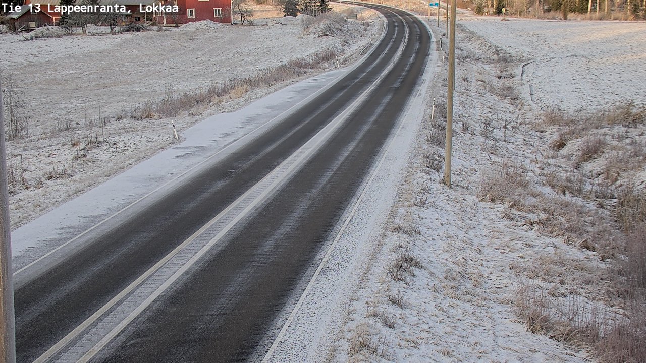Kelikamerat Kuva Tie 13 Lokkaan suora, Lappeenranta, Etelä-Karjala
