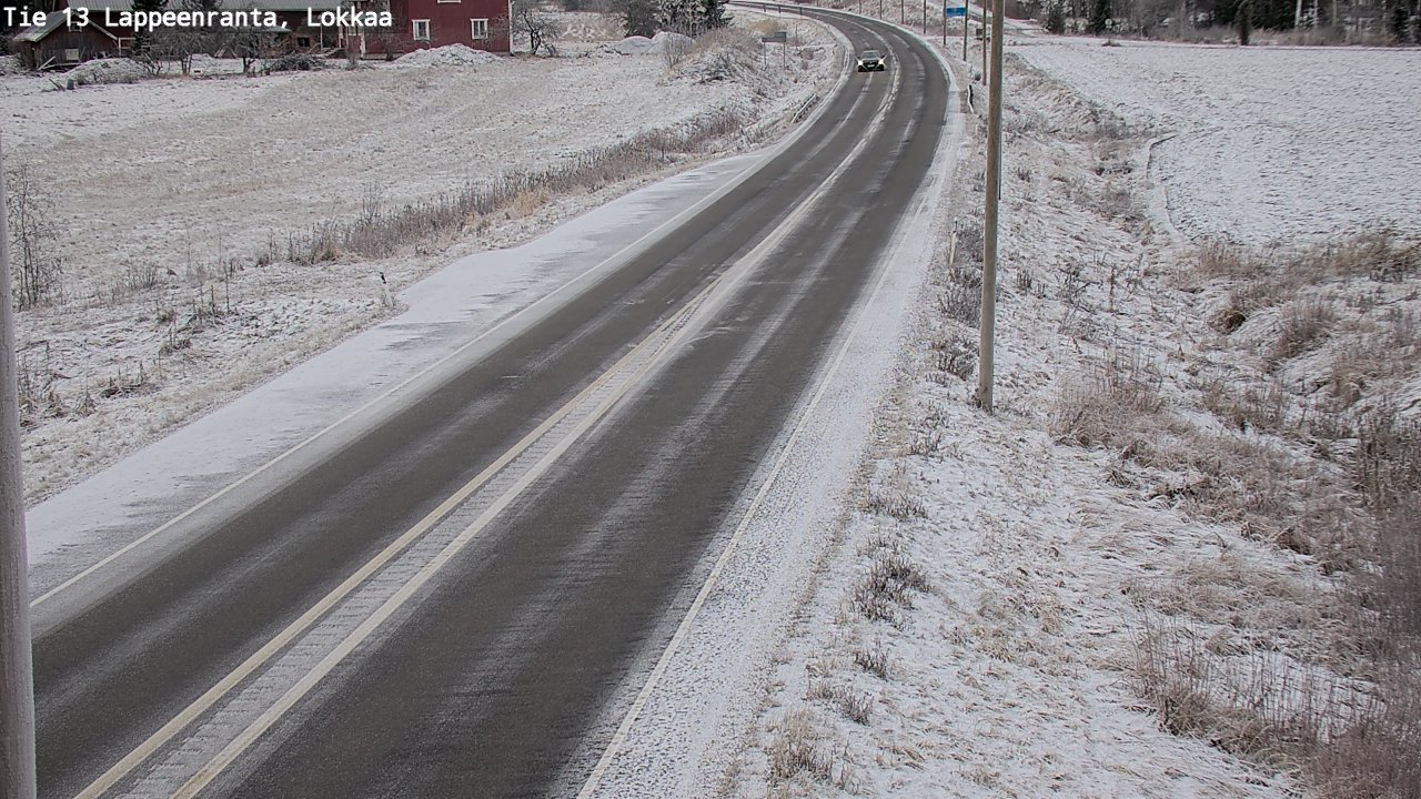 Kelikamerat Kuva Tie 13 Lokkaan suora, Lappeenranta, Etelä-Karjala