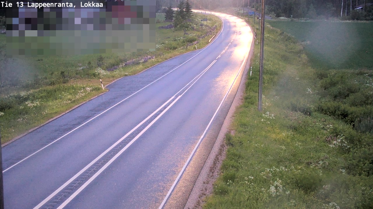 Kelikamerat Kuva Tie 13 Lokkaan suora, Lappeenranta, Etelä-Karjala