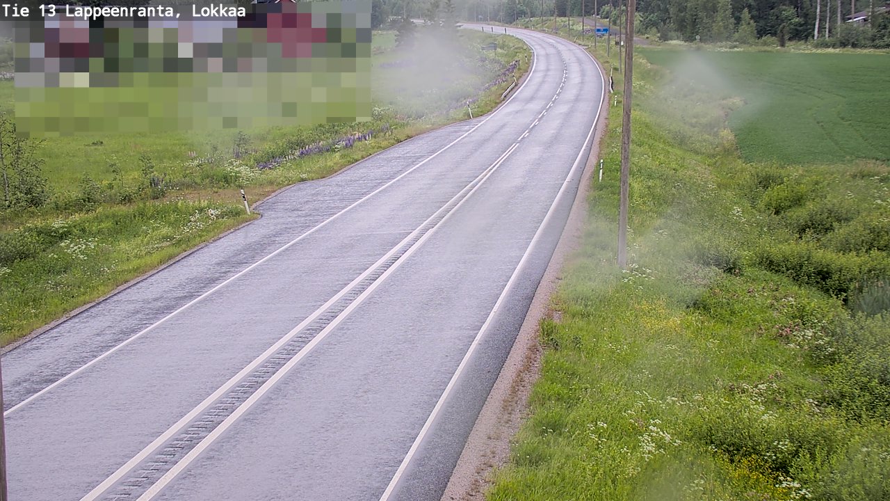 Kelikamerat Kuva Tie 13 Lokkaan suora, Lappeenranta, Etelä-Karjala