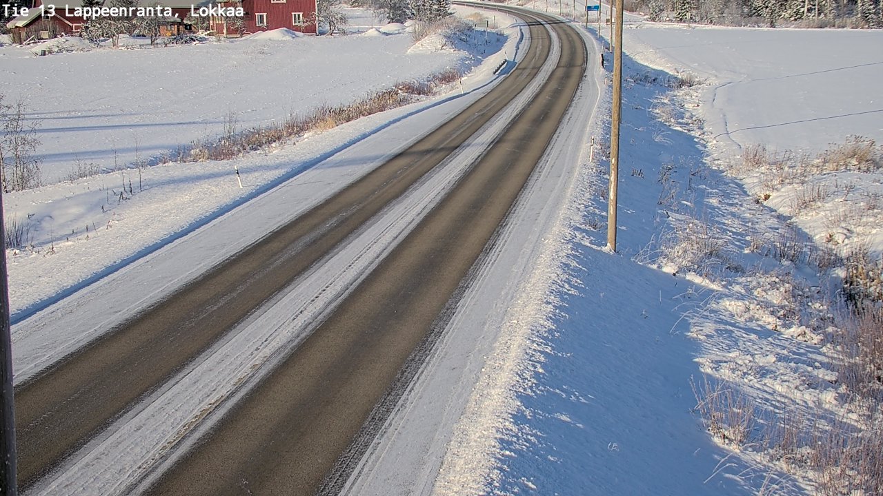 Kelikamerat Kuva Tie 13 Lokkaan suora, Lappeenranta, Etelä-Karjala