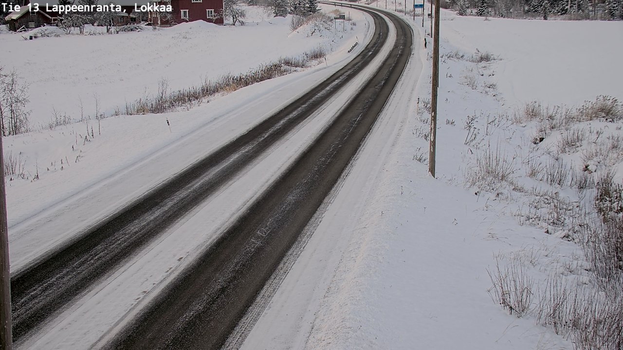 Kelikamerat Kuva Tie 13 Lokkaan suora, Lappeenranta, Etelä-Karjala