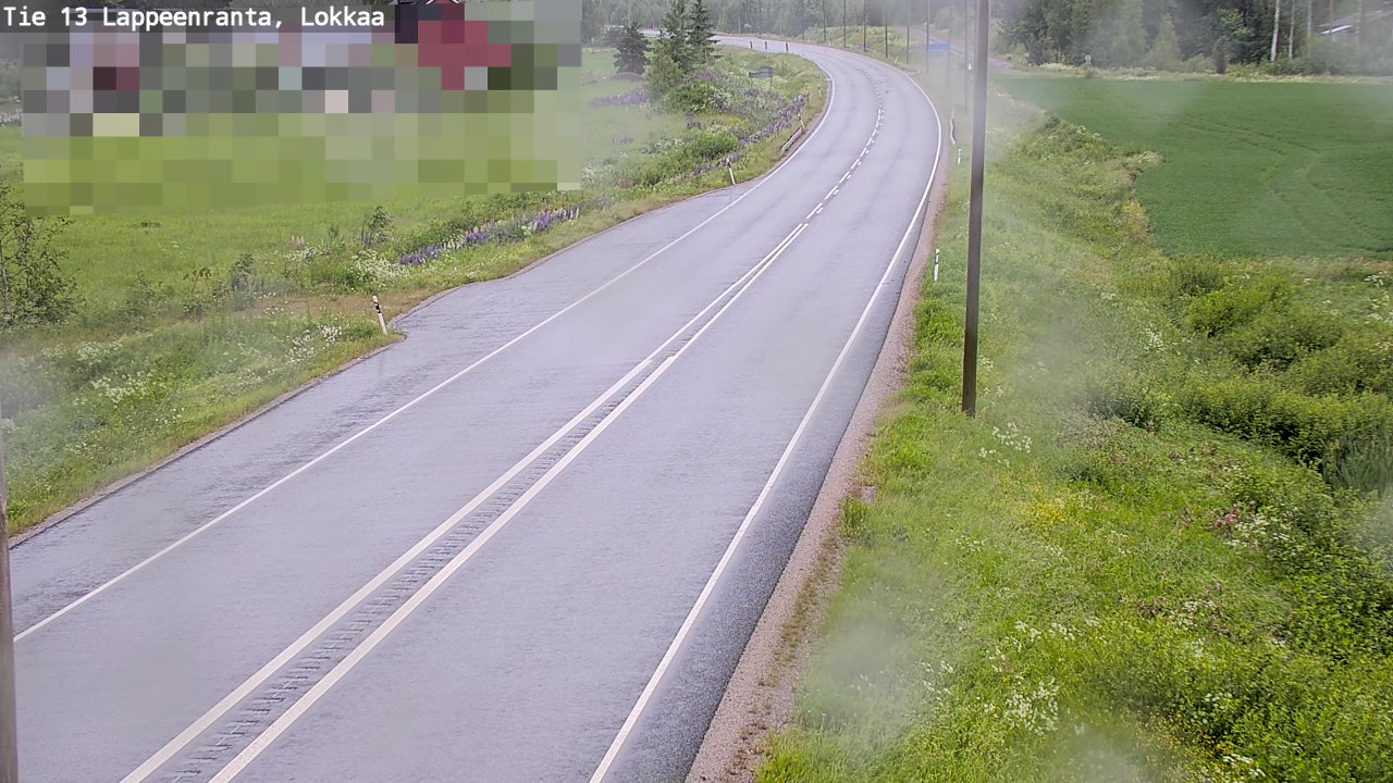 Kelikamerat Kuva Tie 13 Lokkaan suora, Lappeenranta, Etelä-Karjala