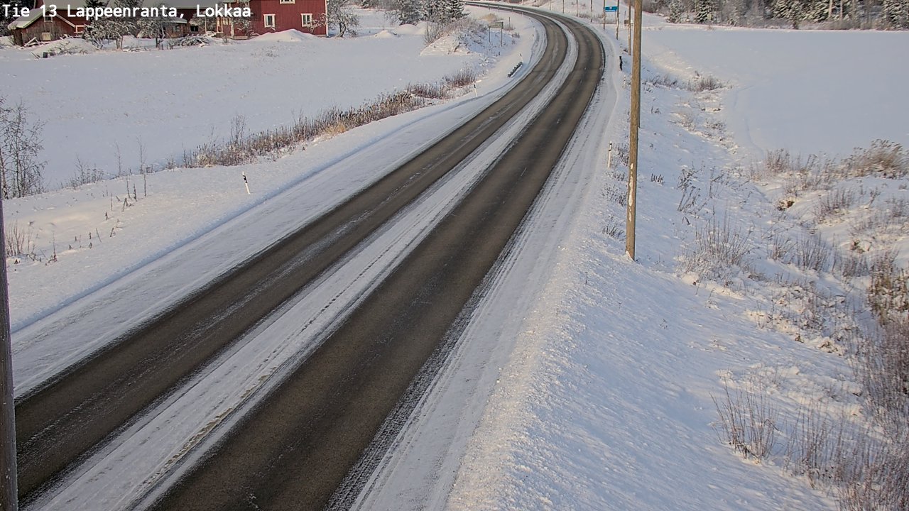 Kelikamerat Kuva Tie 13 Lokkaan suora, Lappeenranta, Etelä-Karjala